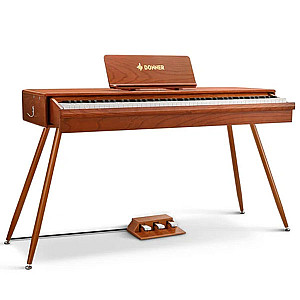 Donner DDP 80 PRO Digital Piano with 88 Hammer Keys Retro Aesthetic